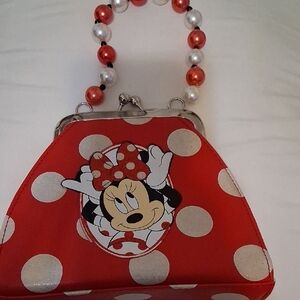 Disney Minnie Mouse Red and White Polka Dot Clutch